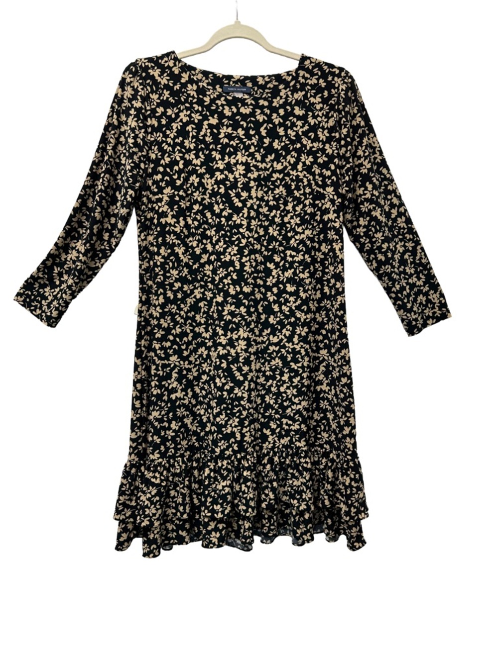 Tommy Hilfiger Black and Cream Floral Dress